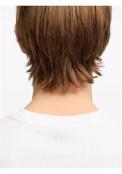 t-shirt adc uomo bianca AMI PARIS | BFUTS035.724100